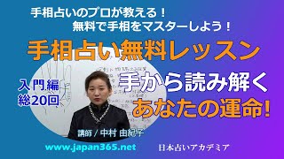 手から読み解く、あなたの仕事と健康！自分の向上線と障害線を探る！基礎編 第17回 [upl. by Avevoneg]