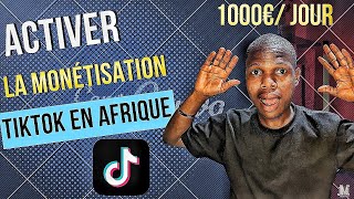 COMMENT CREER UN COMPTE TIKTOK MONETISABLE EN AFRIQUE  TUTORIEL COMLPET [upl. by Bonar]