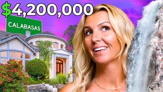 4200000 Mansion Tour In Calabasas Gated Community [upl. by Nivle]