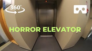 VR 360 Video Horror Elevator [upl. by Akirej]