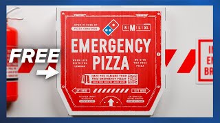 Heres how to get a free Dominos quotEmergency Pizzaquot [upl. by Ingham610]