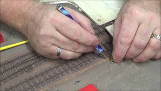 How to Episode 3 Weathering track and starting the point rodding Part 1 [upl. by Pattie]