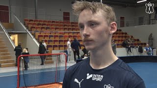 Casper Karlsson efter Mullsjö AIS  Växjö IBK  SSL Omgång 7 [upl. by Cronin]