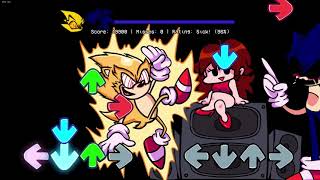 FNF Fleetway Sonic vs SonicEXE  Battle For Control FNF Mods [upl. by Neffets]