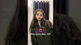 Winter sweater under 300₹ form Meesho comment for link 🫣meesho bestreview ytshorts [upl. by Hanaj669]