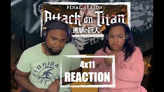 ATTACK ON TITAN 4x11 REACTION quotDeceiverquot [upl. by Angell]