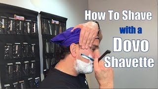 Dovo Shavette Style Straight Razor Review and Shave [upl. by Skell]