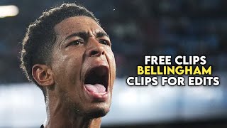 Jude Bellingham  4k Clips For Edits  Free Clips 2023  No Watermark • Real Madrid • Scenes Pack [upl. by Alenson244]