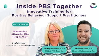 Inside PBS Together Innovative Training for Practitioners [upl. by Eitsirc]