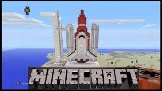 Minecraft  SPACE SHUTTLE Explosion [upl. by Nevur]