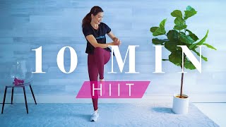 10 Minute Low Impact HIIT Workout for Beginners amp Seniors [upl. by Lal]