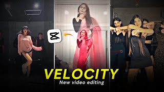 Instagram trending VELOCITY reels editing tutorial  Capcut video editing [upl. by Arhez]