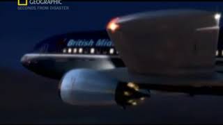 British Midland Flight 92  Crash Animation 2 [upl. by Gibe927]