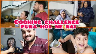 Bhai r Cooking Challenge 👨‍🍳🔪  Bhon r haircut korilu 💇‍♀️🤩  অসমীয়া vlogs  Moiaruamartales [upl. by Mlawsky]