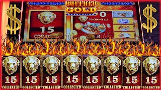 ⚠️All 15 Buffalo Gold Heads with Awesome Huge Jackpots in 8 Spins at High Limit [upl. by Dnomzed96]