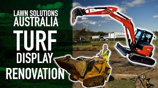 Check out our upgrades Turf Display Renovation at Lawn Solutions Australia [upl. by Ahaelam]