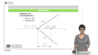 REPRESENTACIÓN DEL PLANO EMPLEANDO EL SISTEMA DIÉDRICO   UPV [upl. by Rice229]