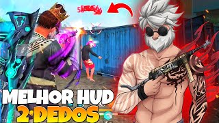 MELHOR HUD 2 DEDOS SIMPLES DE USAR NO FREE FIRE EM 2024 FREE FIRE DICAS [upl. by Ayra]