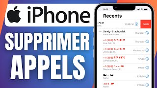 Comment Supprimer Les Appels Sur Iphone  En 2024 [upl. by Leira]