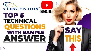 Concentrix hiring team AI based Technical interview Questions with answers  Sample answers [upl. by Philine]