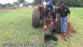 How To Plow a Garden  Two Bottom Plow [upl. by Lucienne539]