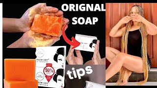 EXPOSED  Original vs Fake KoJie San kojic acid Bar soap [upl. by Harrell]