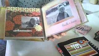 Scrapbooking   les différentes reliures dun mini album [upl. by Gnol594]