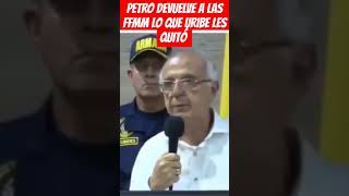 PETRO LE DEVUELVE A LAS FFMM LO QUE URIBE LES QUITÓ VUELVE LA MESADA 14 [upl. by Aikrahs]