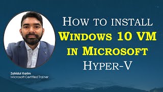 How to Create Windows 10 VM with Hyper V hypervisor virtualmachines windowsos [upl. by Dotty]