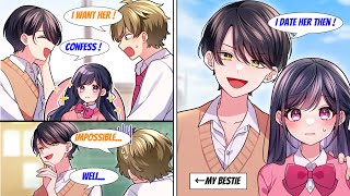 ［Manga dub］ I asked my best friend for relationship advice and he stole my beautiful crush［RomCom］ [upl. by Nosnirb]