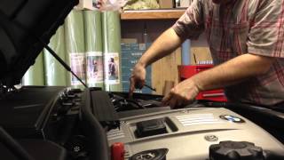 BMW Oil and Filters Change 2006 E90 330i [upl. by Hodess]