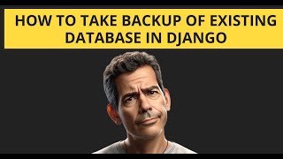 How to take backup of your existing database in django django postgresql [upl. by Atsylac]