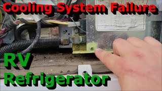 RV Refrigerator Cooling System Failure  Cooling System Leak  RV Fail [upl. by Avert958]