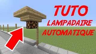 TUTO COMMENT CREER UN LAMPADAIRE AUTOMATIQUE  MINECRAFT PS4 FR [upl. by Maureene]