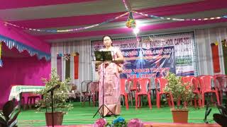 38 thi khunga Sunday school camp ao Mondira Daimary ni dwngse Assamese song [upl. by Hubing]