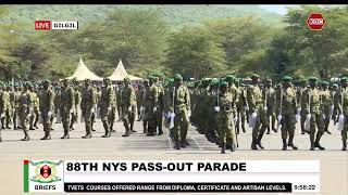 Recruits display their marching skills during the 88th NYS PassOut Parade [upl. by Nike]