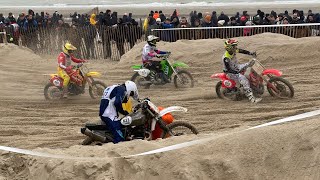 Enduropale du Touquet 2024 Vintage  chutes  accident 10 premières minute 💨 [upl. by Htabmas]