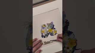 Immersive pressed flowers  Custom pressed flower wedding gifts [upl. by Atirihs]