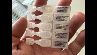 Cequa Eye Drops Unboxing cyclosporine ophthalmic [upl. by Atires]