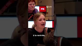 Amandine Pavet PTB dénonce larnaque des Engagés et du MR [upl. by Rosmunda]