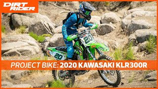 2020 Kawasaki KLX300R Project Bike Riding Impression [upl. by Korry]