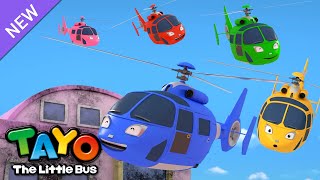 Learn Colors with Air the helicopter  Tayo Color Song  Helicopter Song  Tayo the Little Bus [upl. by Ynneb]