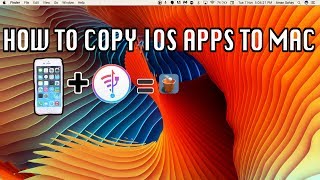 How to copy IOS APPs to MAC [upl. by Ainot]