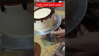 Cake and back aman youtubeshorts cacke viralvideo dessert reels dessertrecipes cack shots [upl. by Queen]