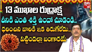 13 face Rudraksha Phalithalu  13 ముఖాల రుద్రాక్షదీనికి ఎంత శక్తి ఉందో చూడండి Rudraksha Benefits [upl. by Aramo51]