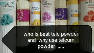 Who is best talcum powder with best fragrance and benefits of talcum powder [upl. by Graehl]