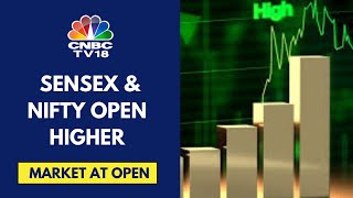 Indices Open Higher Amid Strong Global Cues Nifty Above 23500 Sensex Up 179 Points  CNBC TV18 [upl. by Ttayw]