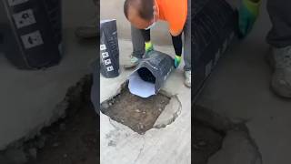 Correct method to repair a road [upl. by Annaoj]