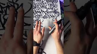 How to Graffiti amp Tag Names LIVE on TikTok graffiti handstyles ✍🏻  4123 [upl. by Kozloski]