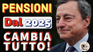 💥 PENSIONI 👉 DAL 2025 CAMBIERÀ TUTTO❗️📌 ADEGUAMENTO DEI REQUISITI ETÀ PENSIONABILE ❇️ [upl. by Savell]